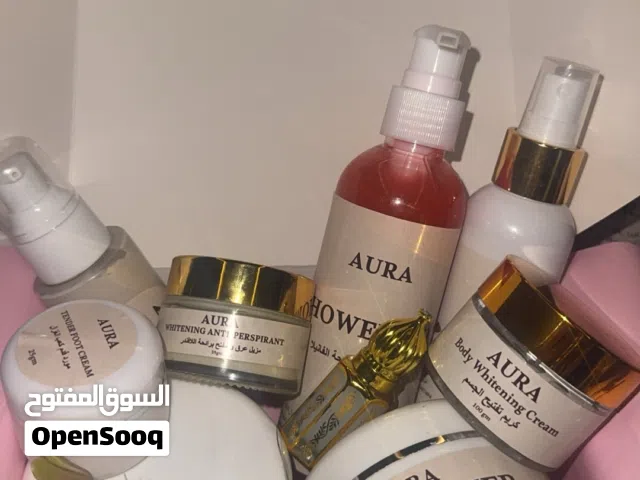 بكج للعنايه  بالبشرة من براند Aura منتجات طبيعيه خالية من المواد الكيماوية