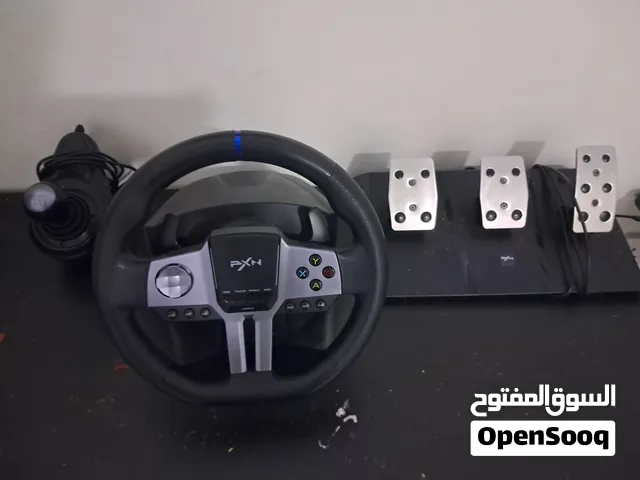 مقود العاب pxn v9 Gen 2 شبه مستعمل مع مسارات لتجوود المقود في مكانه اضافية