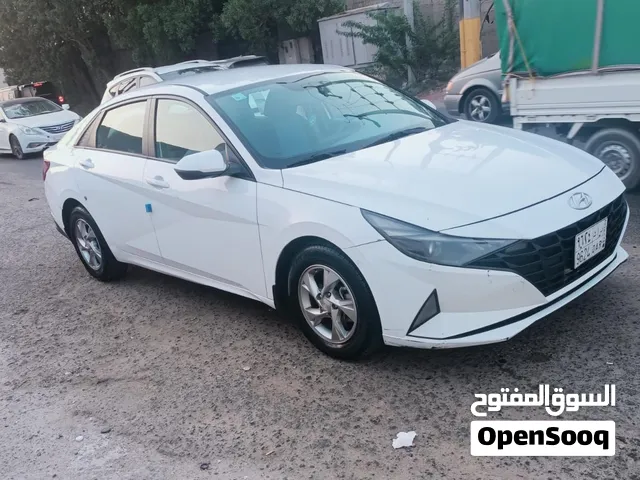 Hyundai Elantra 2022 1.6L White Automatic - Excellent Condition Jeddah