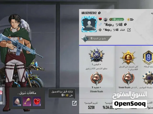 Pubg Accounts and Characters for Sale in Ajdabiya