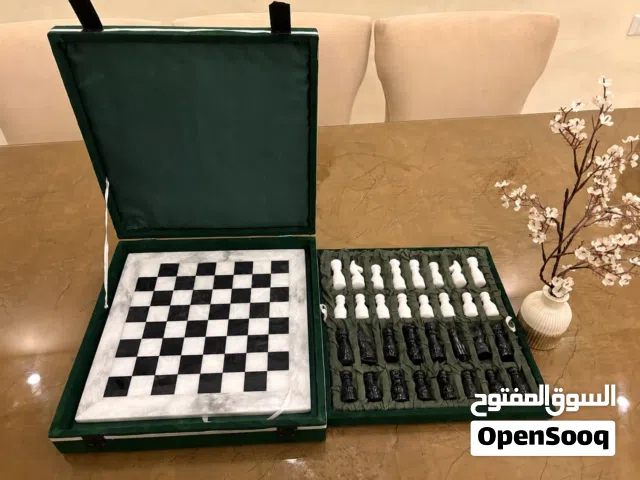 شطرنج رخام فاخرة