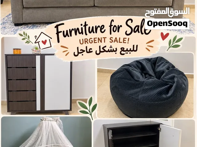 Urgent Furniture Sale – IKEA Sofa Baby Cradle Cabinets & Bean Bag