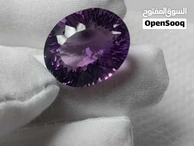 حجر أمتيست جمشت برازيلي طبيعي مع اثبات فحص المختبر natural brazilian amethyst stone lab test prove