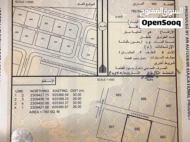 ارض سكنية للبيع بولاية محوت - الجوبة