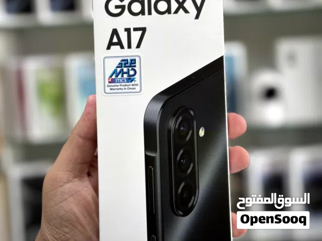 عرض خاص : Samsung A17 128gb جديد ضمان وكيل سنة. هاتف بمواصفات قوية و سعر مناسب لا يفوتك