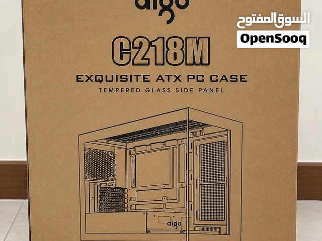 كيس كمبيوتر Aigo C218M جديد بالكرتون الأصلي، لم يتم فتحه.
