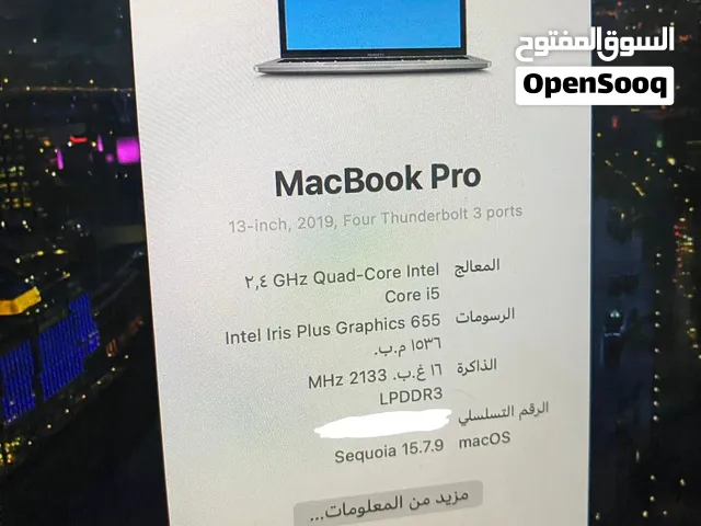 ماك بوك برو 2019 للبيع