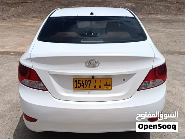 2013 Hyundai Accent GL Sedan with Japanese Specs, 2.0L Engine, Automatic Transmission, White