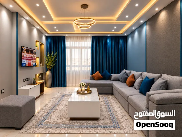 شقة فندقية مفروشة للايجار بحدائق الأهرام جديدة بالكامل اثاث جديد وتشطيب جديد ومميز تشطيب مهندس ديكور