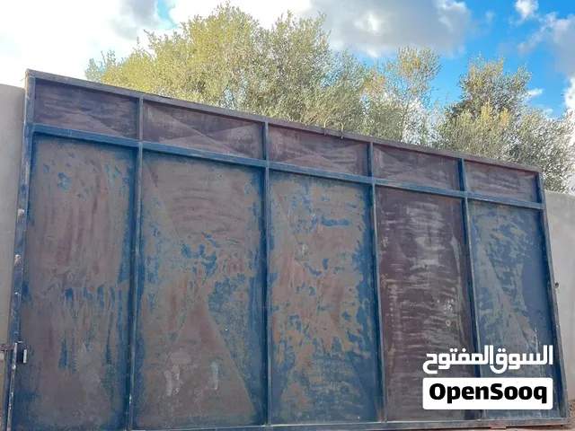 باب حديد سحاب عرض 6متر ارتفاع 3 متر