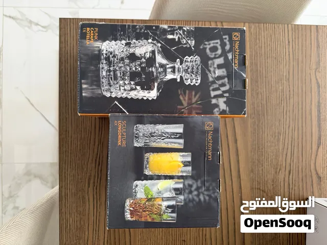 طقم كوب وزجاجة فاخر من علامة Nachtmann
