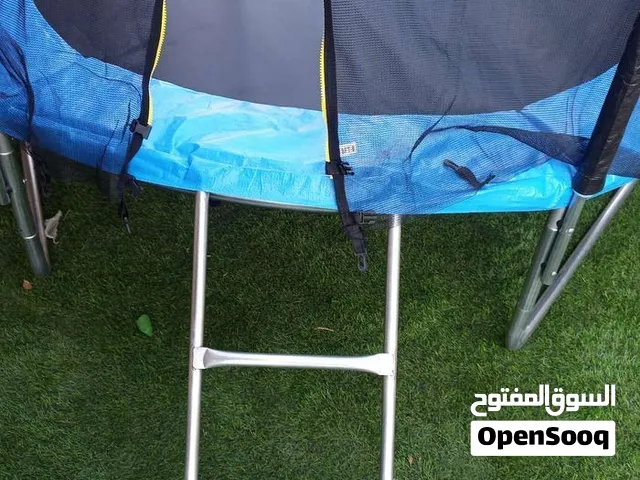 ترامبولين حديد ثقيل 2.44 سم جديد بالكرتونه مميزة