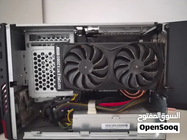 جهاز كمبيوتر بحالة ممتازة وبسعر  للألعاب الثقيلة والاستخدام اليومي، كرت الشاشة شبه جديد 2060super