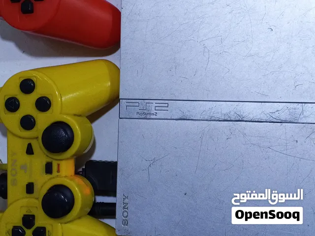 بلي ستيشن 2مشتخدم ونضافه 80٪وياه ملحقات كامله يدات 2وفلاش العاب