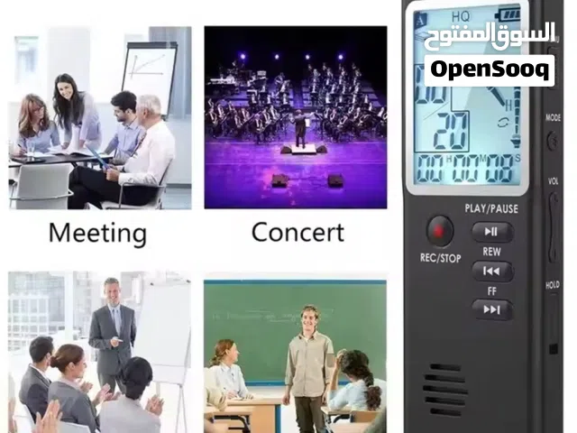 جهاز تسجيل محاضرات (مسجل صوت)بمساحة 16 جيجا 016 Digital Audio Recorder Professional Voice Activated