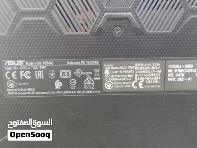 ابحث عن لوحة ام(mather bord) مستعمله ل لابتوب asus tuf gaming بهذه المواصفات او تتناسب مع هذا لابتوب