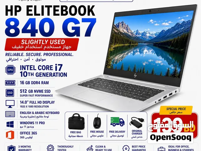 HP EliteBook 840 G7 – Slightly Used  Only 139 BD