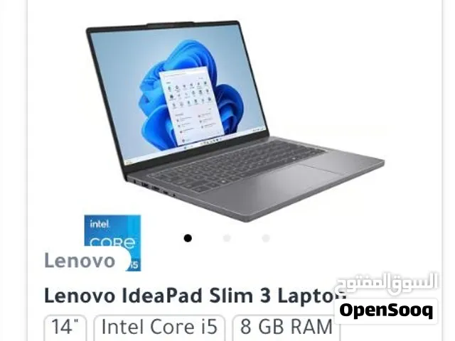لابتوب لينوفو IdeaPad Slim 3 - i5 جيل 12 - رام 8GB - SSD 512GB