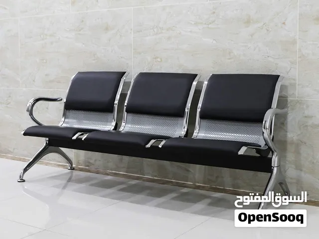 كنب استيل كراسي انتظار مقاعد استقبال مقاعد المطار كنب مطار Steel sofas waiting chairs reception set.