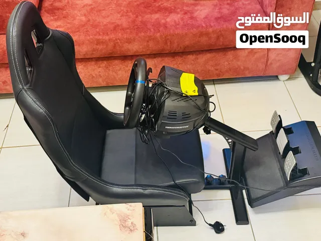 Plug-and-Play Sim Racing Cockpit and thrustmaster t300 gt edition Steering Wheel Bundle