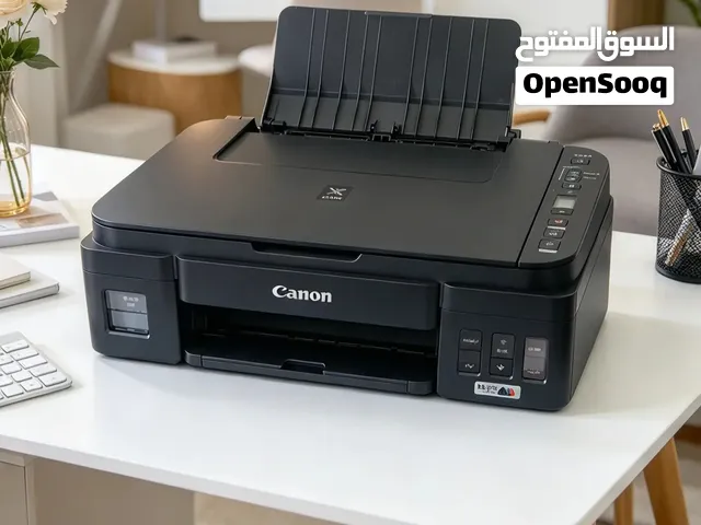 للبيع مجموعة طابعات كانون المستعملة شبه جديده