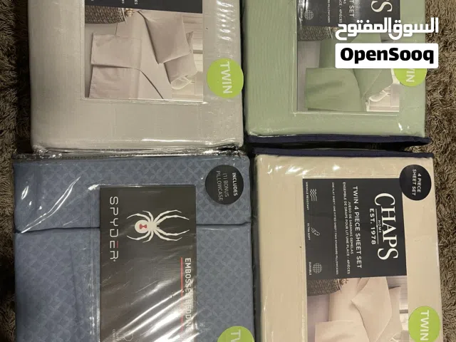 طقم شرشف وتنوره للفرشه ووجوه مخدتين لتخت مفرد مقاس متر في مترين وارد امريكا