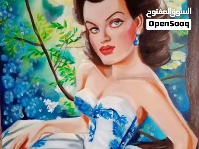 لوحه للبيع بعنوان فتاة الربيع في بازار الاعظميه