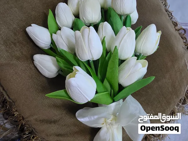 بوكيه ورد توليب _ bouquet rose tulip