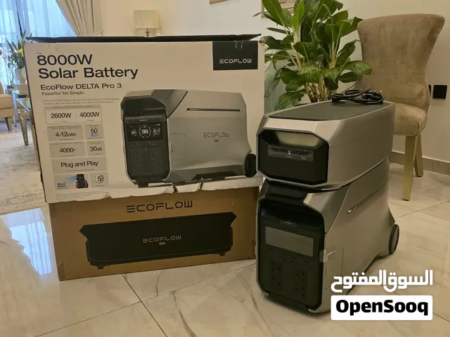 EcoFlow DELTA Pro 3 + Smart Extra Battery  8.2kWh  Never Used