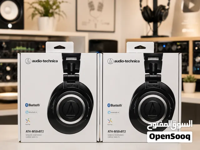 audio technica ath-m50xbt2 سماعات احترافية