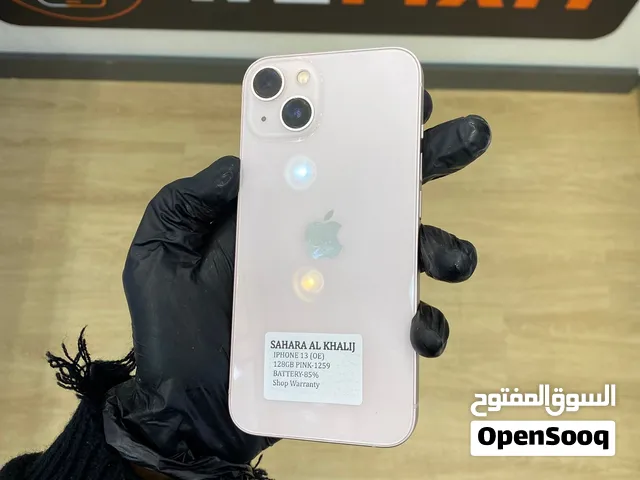 Used Pink iPhone 13 with 128GB Storage ,Battery health 85%,Excellent condition,