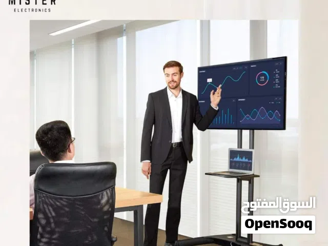 حامل تليفزيون مناسب لشاشة LCD وLED وبتقدر تعدّل ارتفاع الشاشة وزاوية المشاهدة  لفتره
