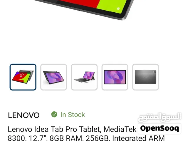 Lenovo idea tab pro.. 8+5 ram.. 256 GB storage .4k