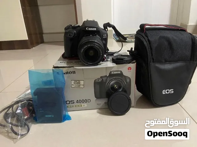 Canon EOS 4000D — شبه جديدة مع كامل ملحقاتها