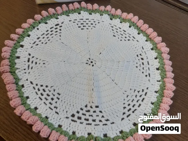 كروشيه  اعمال   يدوي مفارش طاوله