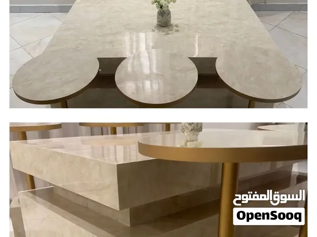 ست طاولة خدمه مع طاوله كبيره
