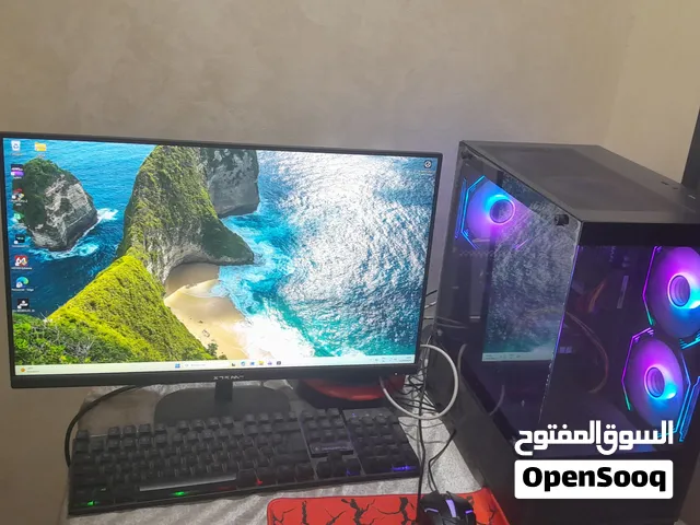 تجميعة PC قيمنق متكاملة للبيع مع جميع الأكسسوارات والملحقات بالكاملللبيع كمبيوتر ألعاب (PC Gaming) م