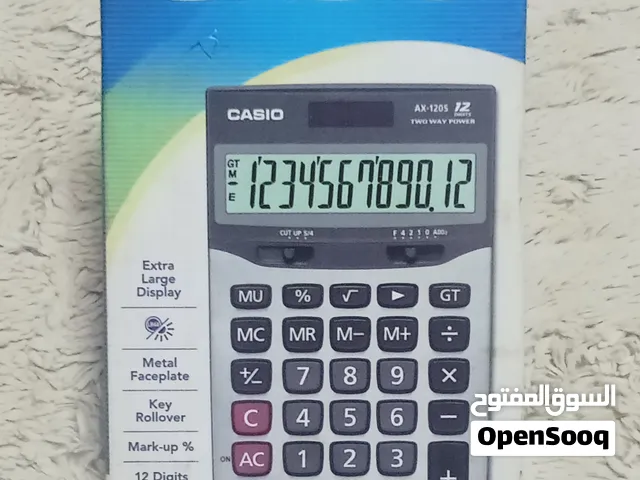 للبيع آلة حاسبة مكتبية أصلية Casio AX-120S (زيرو بالكرتونة)