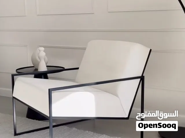 كرسي استرخاء مودرن – هيكل حديد بتصميم عصري