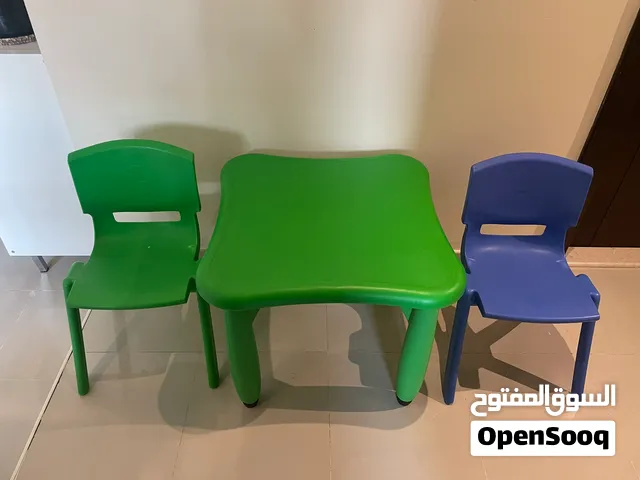 Cosmoplast Plastic Junior Deluxe  Chairs and Square Table