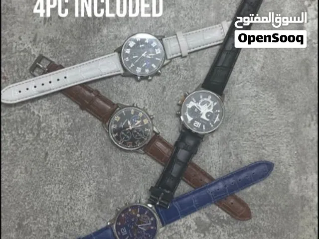 4-Piece Men’s Quartz Watch Set – Stylish Watches for Sale  New