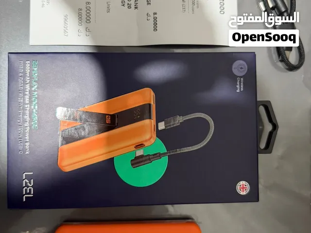 باور بانك ماك سيف جديد تحت الكفالة والتغليف (استعمال مره وحده) فقط ، العلبة والشاحن والفاتورة موجودة