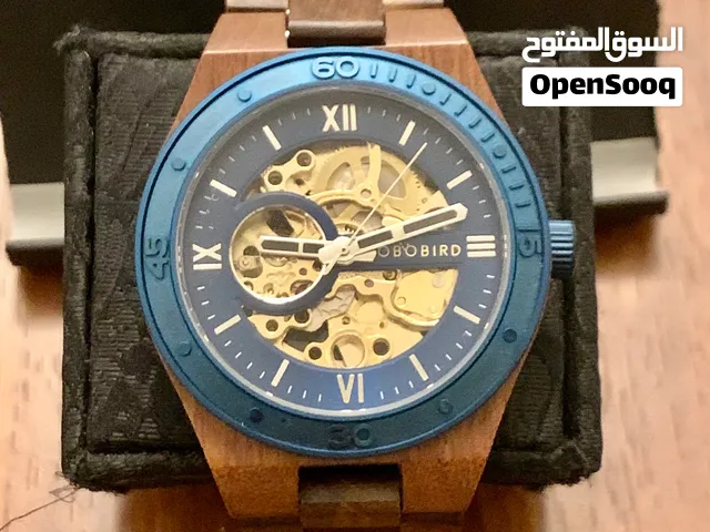 ساعة يد يوني سكس من الخشب الترند مقاس المينا 44 الحجم المطلوب والمرغوب