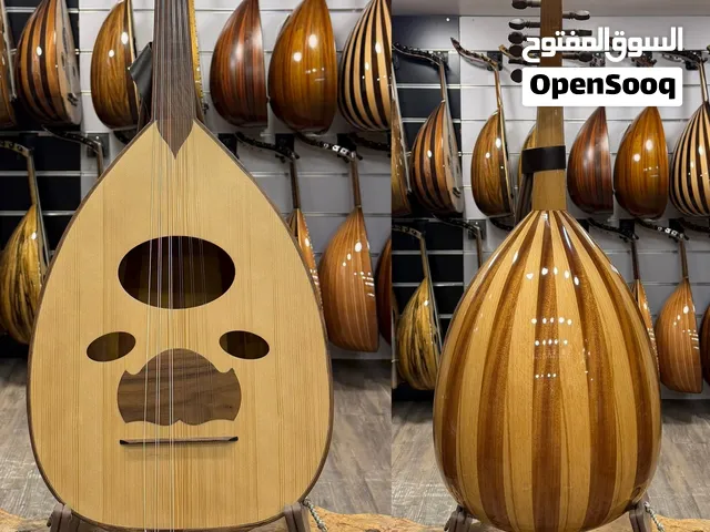 عود علاء خليفة سوري اصلي مع شنته جلد وريشة