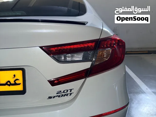 White 2022 ACCORD 2.0T SPORT 250 HP 10 speed automatic Turbo charged Excellent condition 2 keys