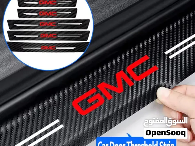 Carbon Fiber GMC Foot Door Sticker