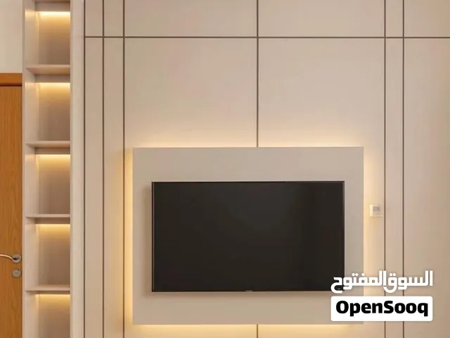 مقاولات عامة #دهانات وديكورات ورق جدران وعوازل صوت هرمي صخري بديل شيبورد بديل خشب تكسيات وشاشة تلفاز