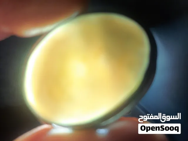 خاتم فضة بحجر العقيق اليماني