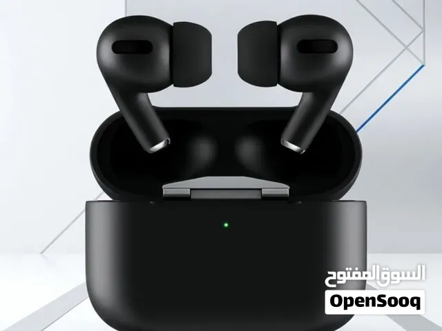 Airpods pro Black  • اتصال لاسلكي عبر Bluetooth • جودة صوت عالية ونقية • ميكروفون مدمج للمكالمات