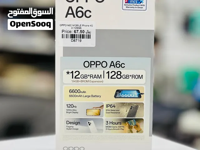 Brand New Oppo A6c Mobile in Oman  4GB/128GB